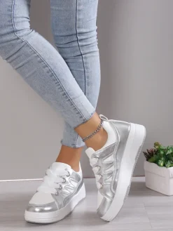 Best Sneakersy damskie na grubszej podeszwie Assaqi Damskie Sneakersy