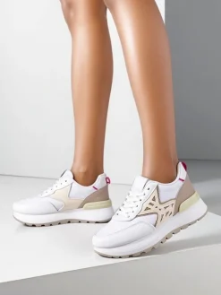 Sneakersy damskie z brokatem Senues Damskie Sneakersy