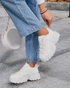 Hot Sneakersy damskie z ociepleniem Wonfi Damskie Ocieplane|Sneakersy