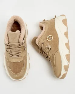 Hot Sneakersy damskie z ociepleniem Caroz Damskie Ocieplane|Sneakersy