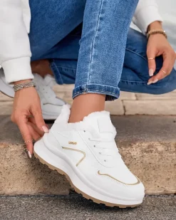 Outlet Sneakersy damskie z ociepleniem Ronniz Damskie Ocieplane|Sneakersy