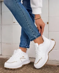 Outlet Sneakersy damskie z ociepleniem Ronniz Damskie Ocieplane|Sneakersy