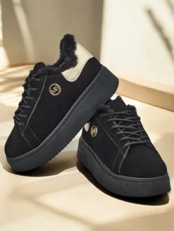 Outlet Sneakersy damskie z ociepleniem Romii Damskie Ocieplane|Sneakersy