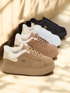 Outlet Sneakersy damskie z ociepleniem Romii Damskie Ocieplane|Sneakersy