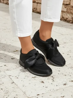 Sneakersy damskie z kokardą Socca Damskie Sneakersy