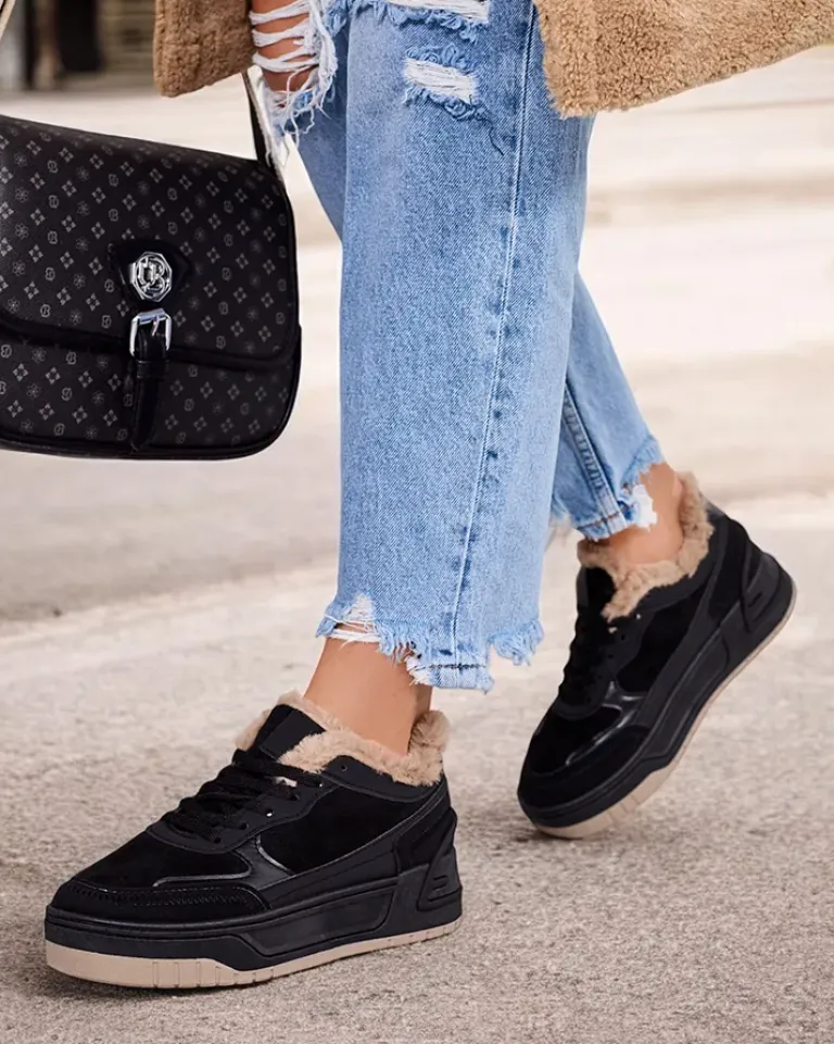 Sale Sneakersy damskie z ociepleniem Garres Damskie Ocieplane|Sneakersy