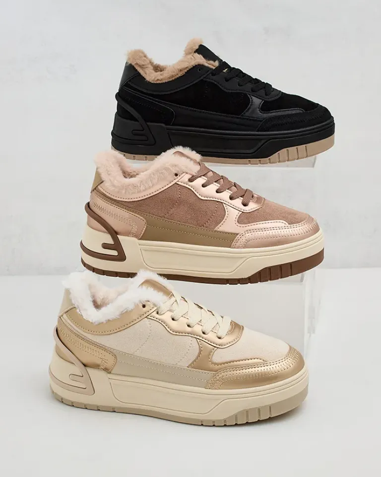 Sale Sneakersy damskie z ociepleniem Garres Damskie Ocieplane|Sneakersy