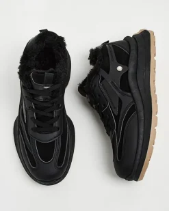 New Sneakersy damskie z ociepleniem Terib Damskie Ocieplane|Sneakersy