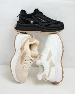 New Sneakersy damskie z ociepleniem Terib Damskie Ocieplane|Sneakersy