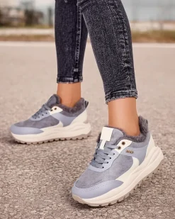 Clearance Sneakersy damskie z ociepleniem Ruffi Damskie Ocieplane|Sneakersy