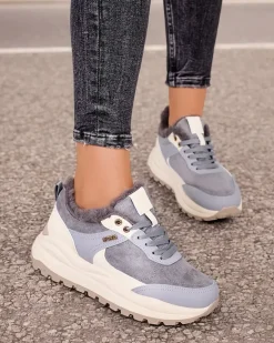 Clearance Sneakersy damskie z ociepleniem Ruffi Damskie Ocieplane|Sneakersy