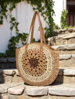 Outlet Słomiana torebka damska Flora Grande Damskie Wiklinowe I Słomiane