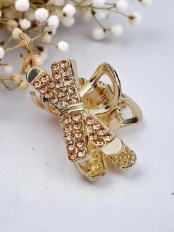 Discount Spinka do włosów z cyrkoniami Golden Clip Damskie Akcesoria Do Włosów