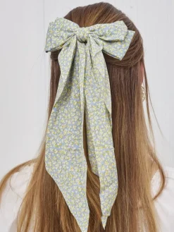 Sale Spinka do włosów- kokardka w kwiatuszki Miriam Damskie Akcesoria Do Włosów