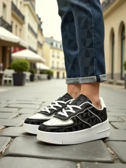 Sportowe buty damskie z printem Ozofio Damskie Sneakersy