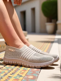 Best Sportowe mokasyny damskie Sortpes Półbuty