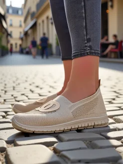 Hot Sportowe mokasyny damskie Pertepses Półbuty