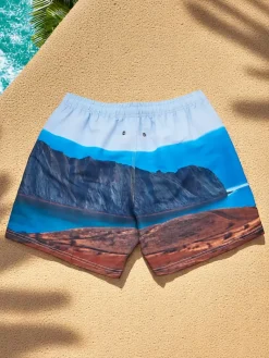 Sportowe męskie krótkie spodenki z ochronną siateczką Spodnie