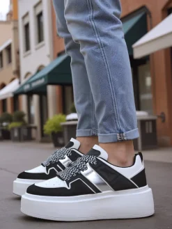 Outlet Sportowe sneakersy damskie na platformie Gevigos Damskie Sneakersy