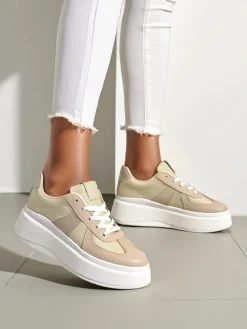 Best Sportowe sneakersy damskie na platformie Safirrat Damskie Sneakersy