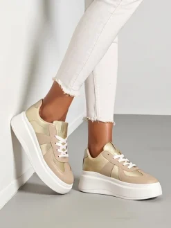 Best Sportowe sneakersy damskie na platformie Safirrat Damskie Sneakersy