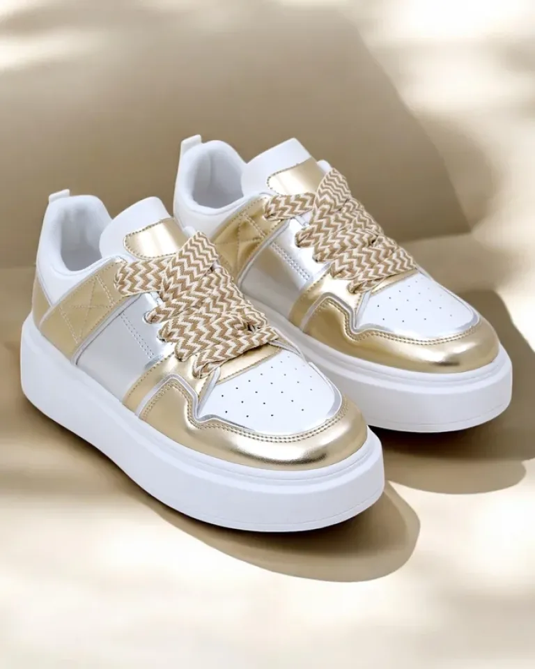 Discount Sportowe sneakersy damskie na platformie Gevigos Damskie Sneakersy