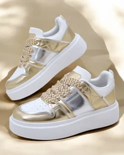 Discount Sportowe sneakersy damskie na platformie Gevigos Damskie Sneakersy