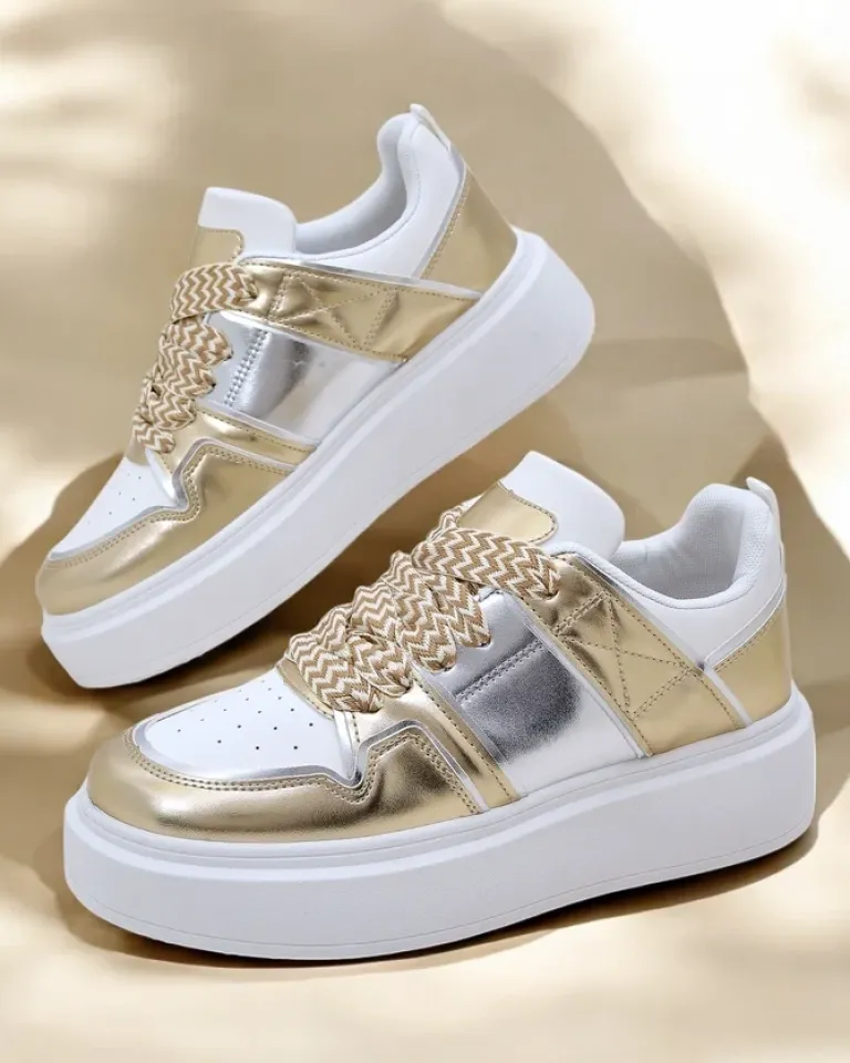 Discount Sportowe sneakersy damskie na platformie Gevigos Damskie Sneakersy