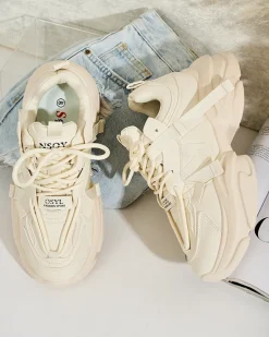 Sale Sportowe sneakersy damskie Haigrette Damskie Sneakersy