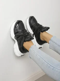 Best Sportowe sneakersy damskie na grubszej podeszwie Onve Damskie Sneakersy