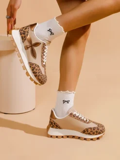 Sale Sportowe sneakersy damskie na grubszej podeszwie Aloqa Damskie Sneakersy