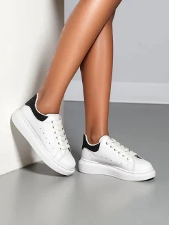 Sale Sportowe sneakersy damskie z cyrkoniami Ellefa Damskie Sneakersy