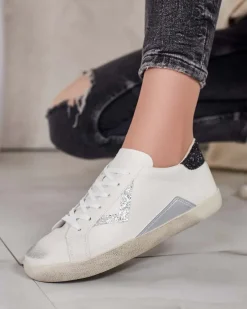 Sportowe sneakersy damskie z ozdobami Ginn Damskie Sneakersy