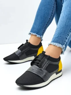 New Sportowe sneakersy damskie tkaninowe Gentlesi Damskie Sneakersy