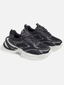 Online Sportowe sneakersy damskie na grubszej podeszwie Nettes Damskie Sneakersy