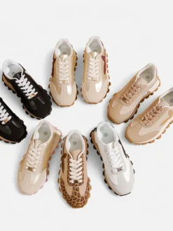 Online Sportowe sneakersy damskie na grubszej podeszwie Aloqa Damskie Sneakersy