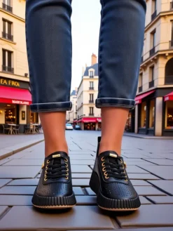 Sale Sportowe sneakersy damskie ażurowe Jovenes Damskie Sneakersy