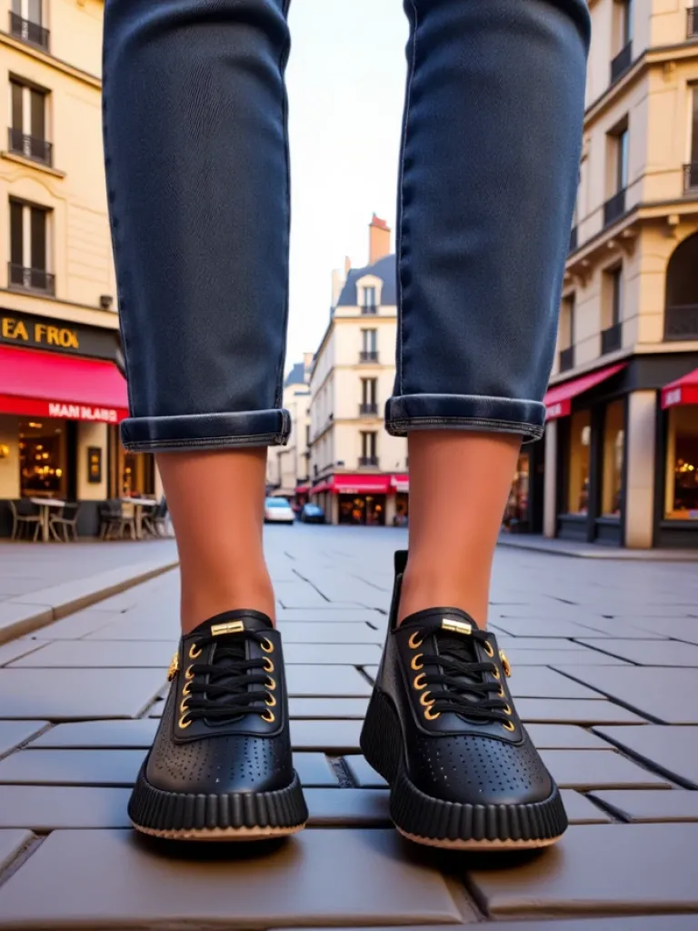 Sale Sportowe sneakersy damskie ażurowe Jovenes Damskie Sneakersy