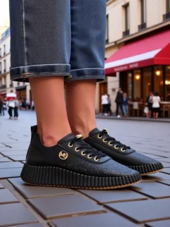 Sale Sportowe sneakersy damskie ażurowe Jovenes Damskie Sneakersy