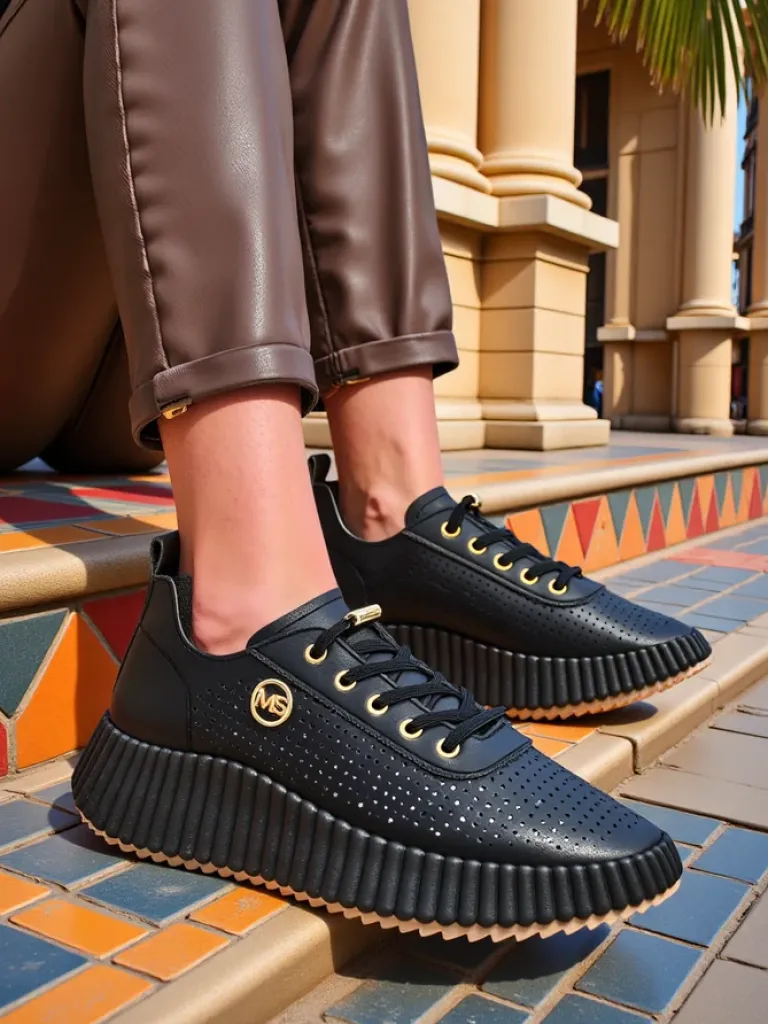 Sale Sportowe sneakersy damskie ażurowe Jovenes Damskie Sneakersy