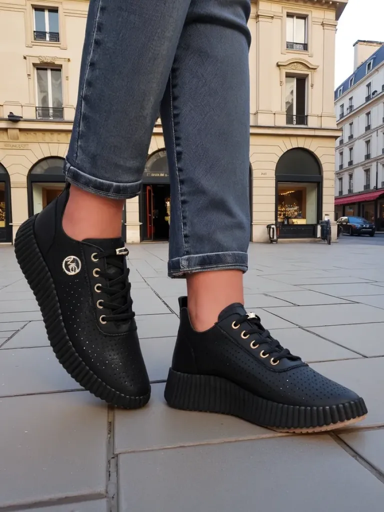 Sale Sportowe sneakersy damskie ażurowe Jovenes Damskie Sneakersy