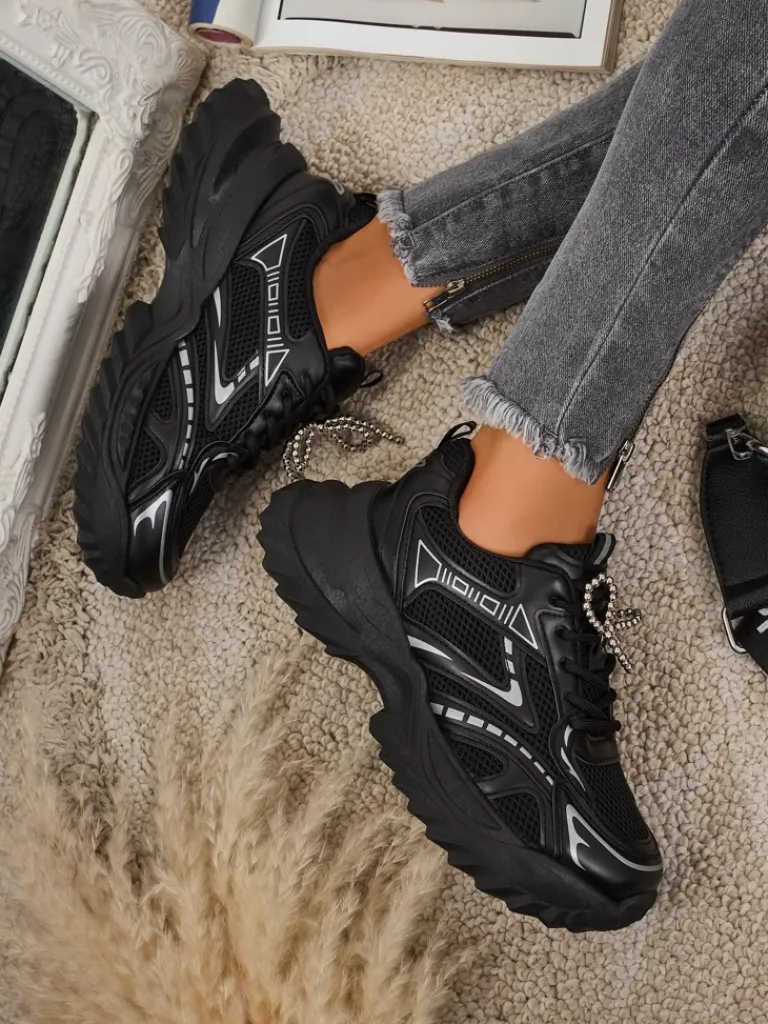 Sportowe sneakersy damskie Street Fashion Damskie Sneakersy