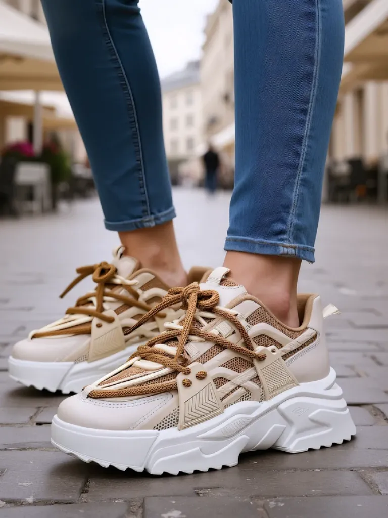 Best Sportowe sneakersy damskie Miefo Damskie Sneakersy