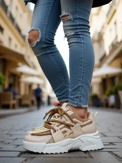 Best Sportowe sneakersy damskie Miefo Damskie Sneakersy