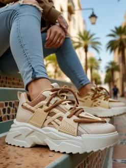 Best Sportowe sneakersy damskie Miefo Damskie Sneakersy