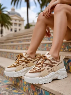 Best Sportowe sneakersy damskie Miefo Damskie Sneakersy