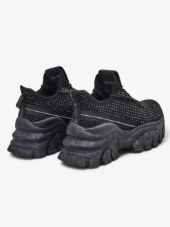 New Sportowe sneakersy damskie z cyrkoniami Blysco Damskie Sneakersy