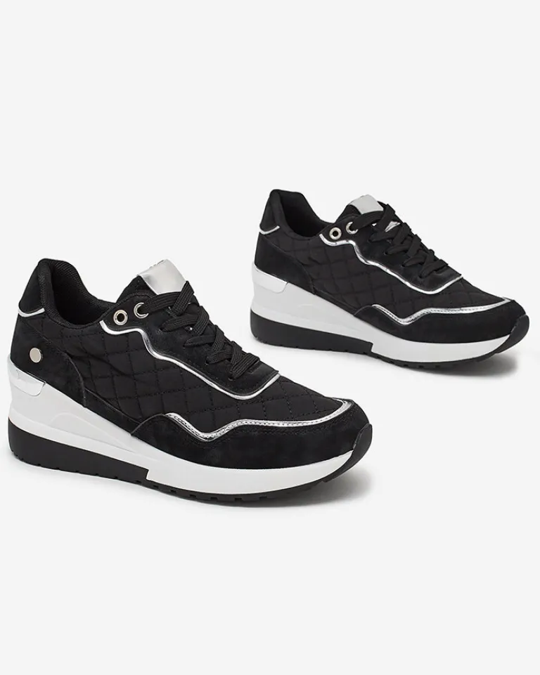 Best Sportowe sneakersy damskie na koturnie Lololi Damskie Sneakersy