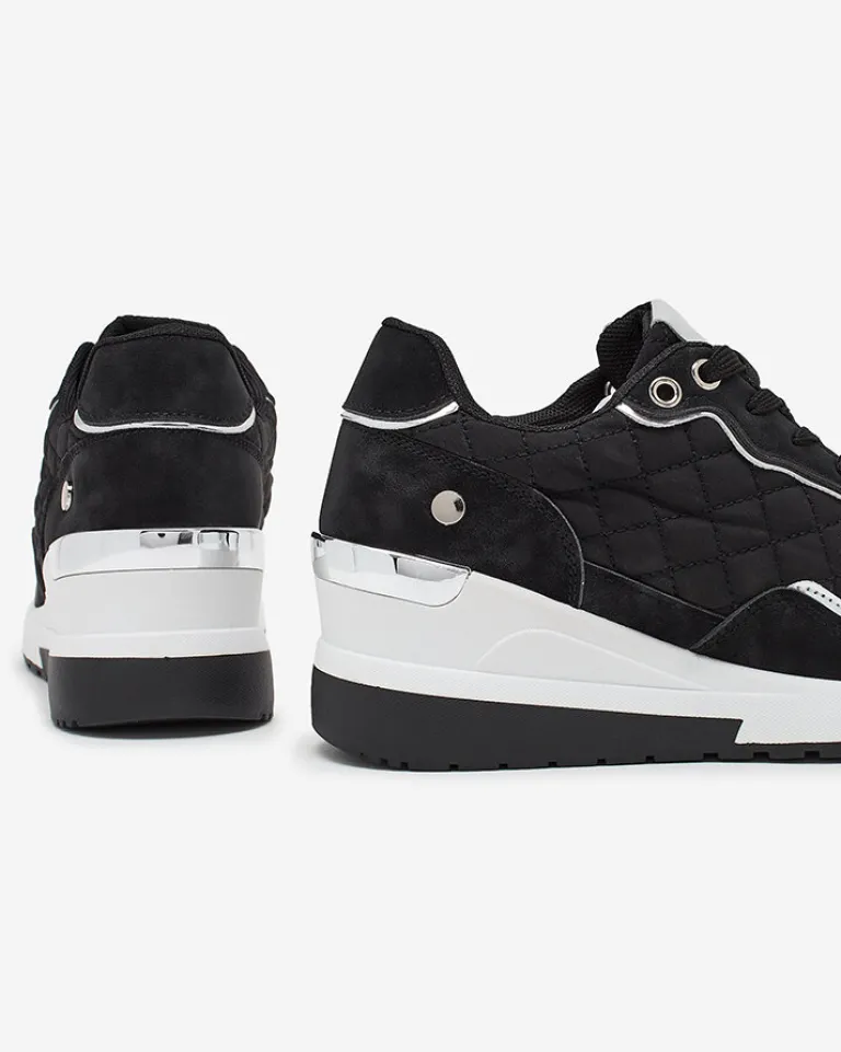 Best Sportowe sneakersy damskie na koturnie Lololi Damskie Sneakersy