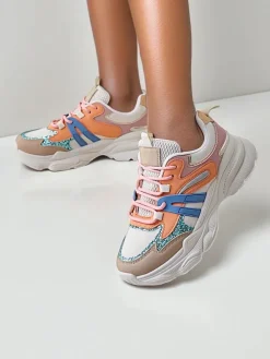 Best Sportowe sneakersy damskie na grubszej podeszwie Aimo Damskie Sneakersy